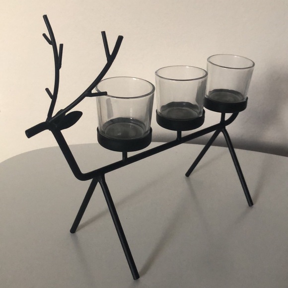 None Other - 🖤Minimal deer🖤 candle holder